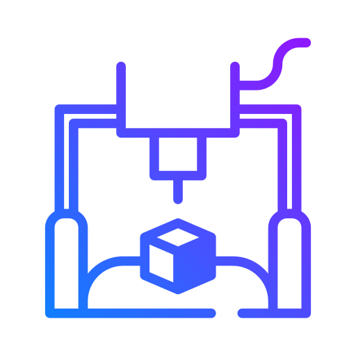 3d printer Generic Gradient icon