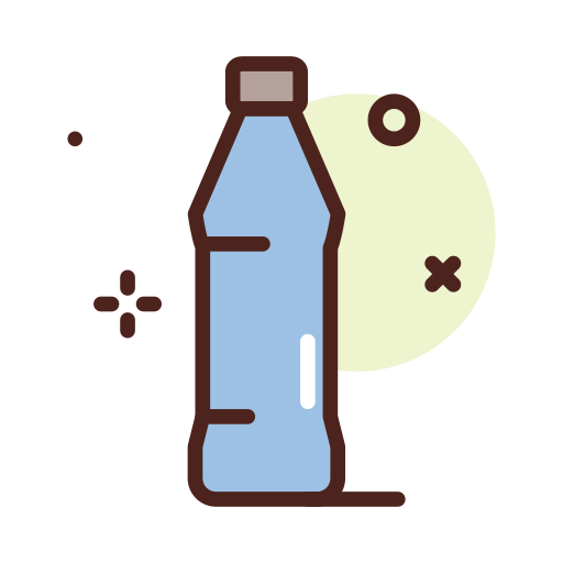 Bottle Darius Dan Lineal Color icon