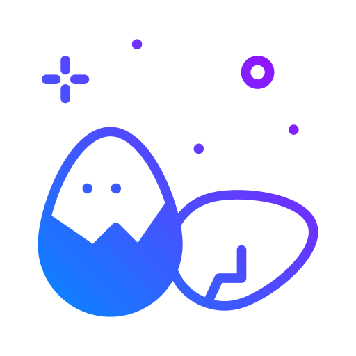 삶은 달걀 Generic Gradient icon