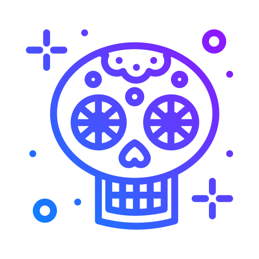 Skull Generic Gradient icon