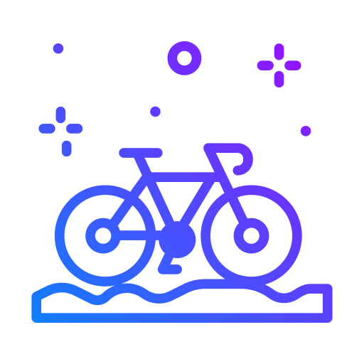 mountainbike Generic Gradient icon