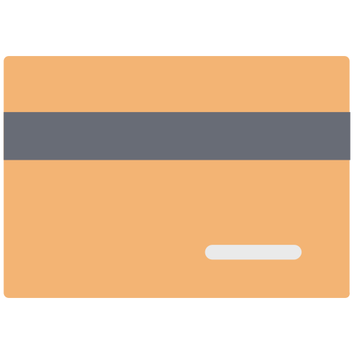 karta kredytowa Creative Stall Premium Flat ikona