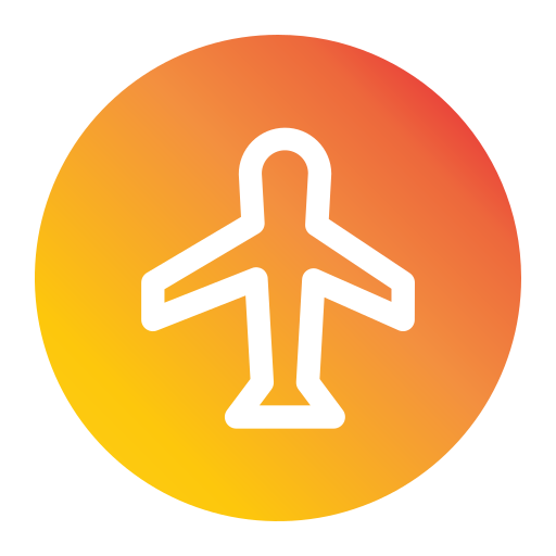 vuelo Generic Flat Gradient icono