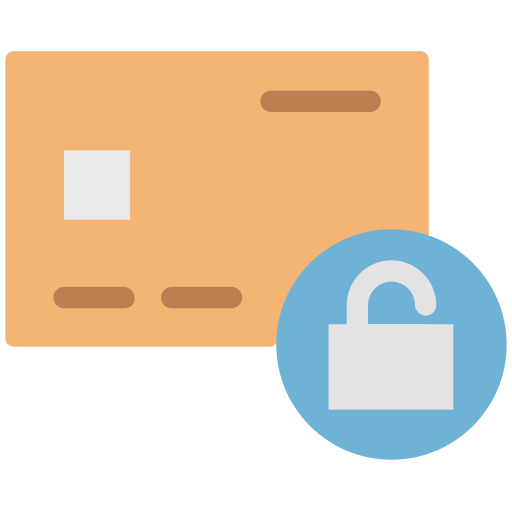 protección de pago Creative Stall Premium Flat icono