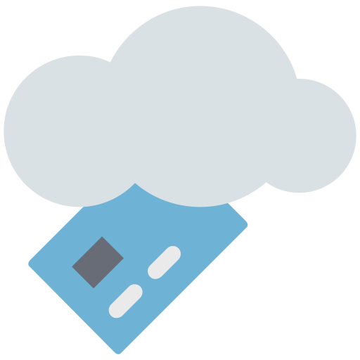 cloud banking Creative Stall Premium Flat icon