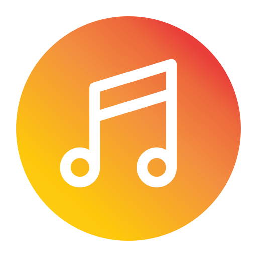 Music Generic Flat Gradient icon