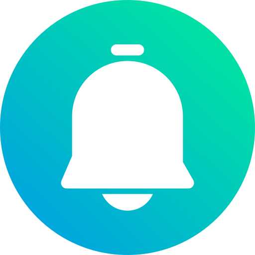 Bell Generic Flat Gradient icon