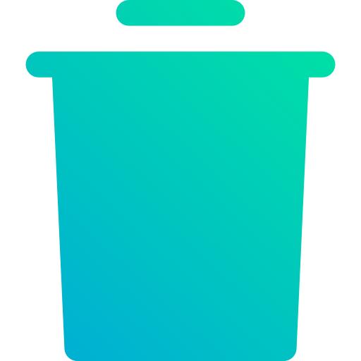 Delete Generic Flat Gradient icon
