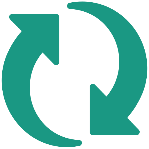 symbol recyklingu Creative Stall Premium Flat ikona
