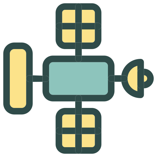 Satellite Generic Outline Color icon