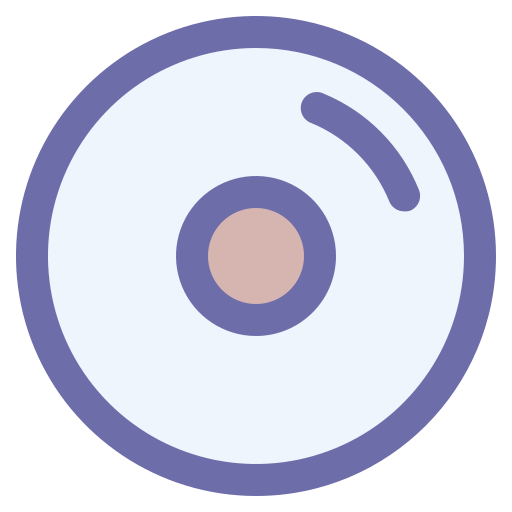 Disc Generic Outline Color icon
