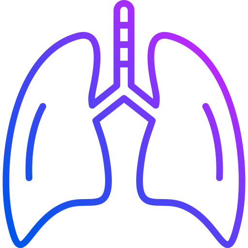 poumons humains Generic Gradient Icône