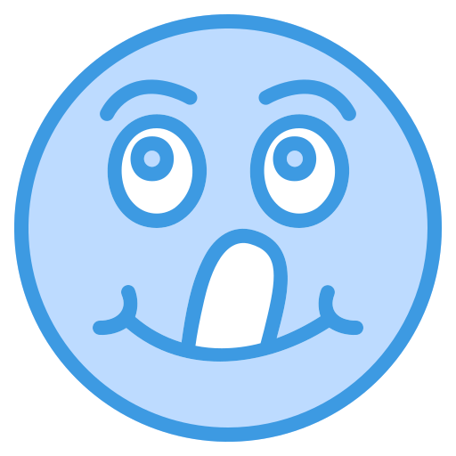 舌を出す Generic Blue icon