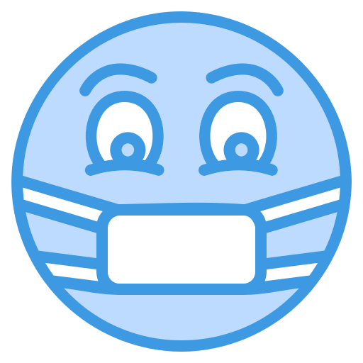 Face mask Generic Blue icon