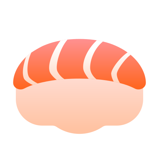 sushi Generic Flat Gradient Icône