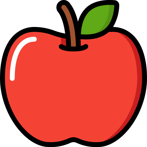 яблоко Basic Miscellany Lineal Color иконка