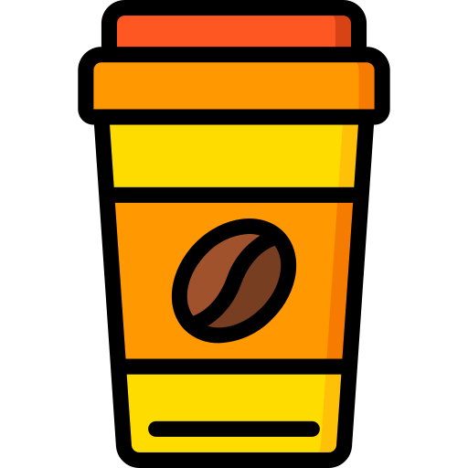 커피 Basic Miscellany Lineal Color icon
