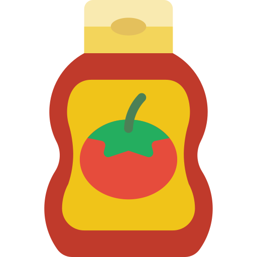 Ketchup Basic Miscellany Flat icon