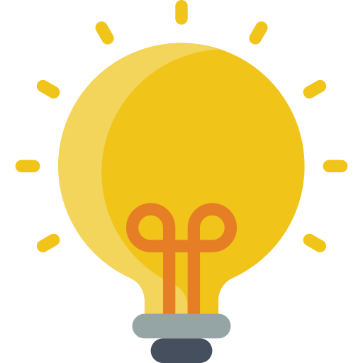 Lightbulb Basic Miscellany Flat icon