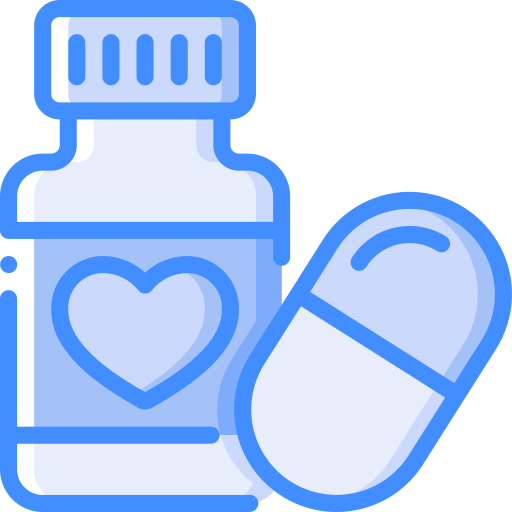 Medication Basic Miscellany Blue icon