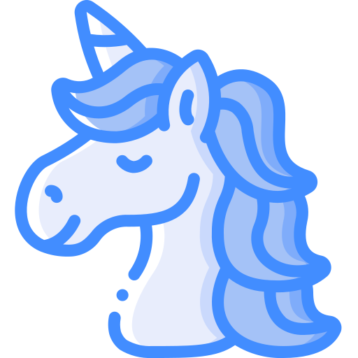 unicorno Basic Miscellany Blue icona