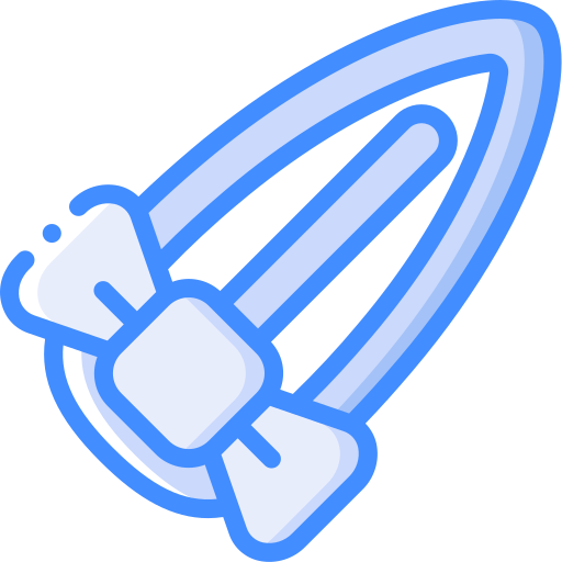 Clip Basic Miscellany Blue icon