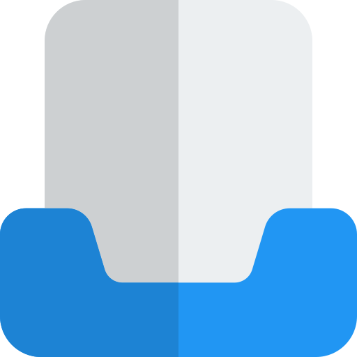 boîte de réception Pixel Perfect Flat Icône