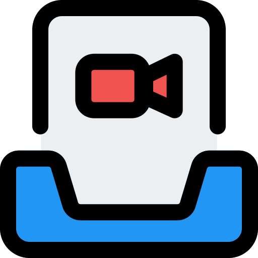 video Pixel Perfect Lineal Color icon