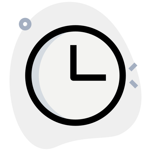 reloj de pared Generic Rounded Shapes icono