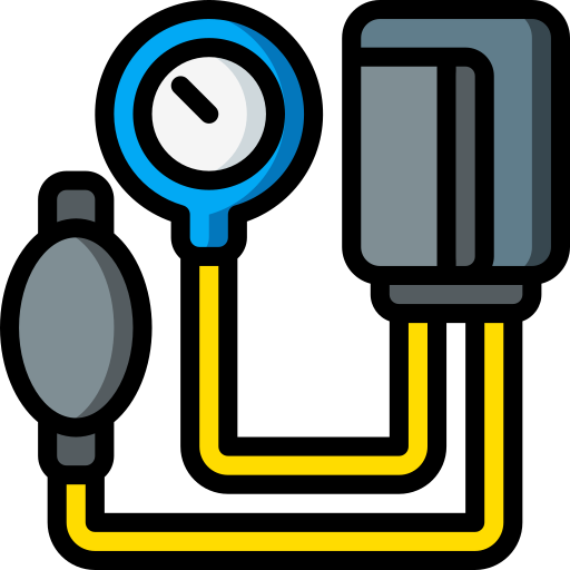 medidor de presión arterial Basic Miscellany Lineal Color icono
