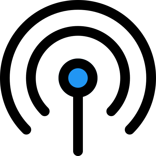 signal Pixel Perfect Lineal Color icon