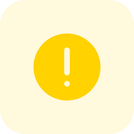 advertencia Pixel Perfect Tritone icono