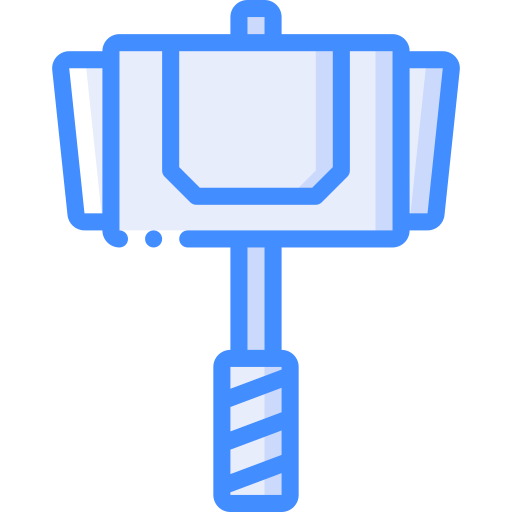 Hammer Basic Miscellany Blue icon