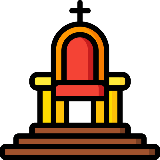 Throne Basic Miscellany Lineal Color icon