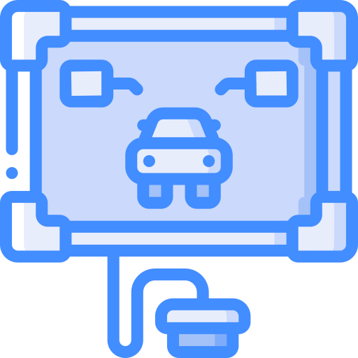 Screen Basic Miscellany Blue icon