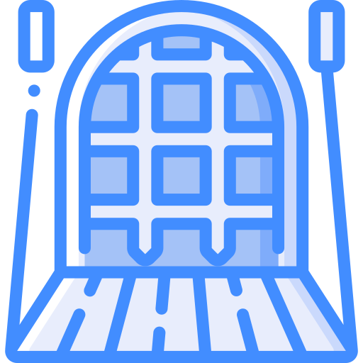 Gate Basic Miscellany Blue icon