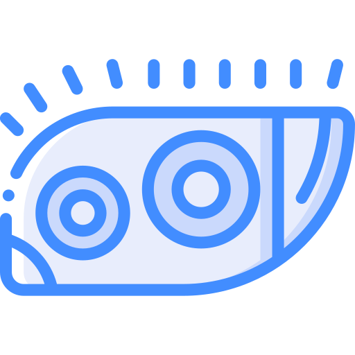 Headlight Basic Miscellany Blue icon