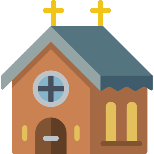 Church Basic Miscellany Flat icon