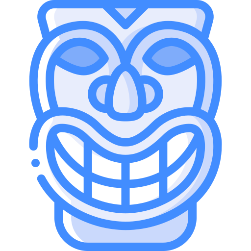 maska tiki Basic Miscellany Blue ikona