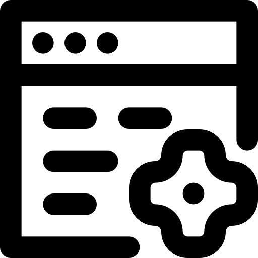 navegador Basic Black Outline icono