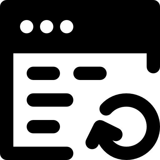 browser Basic Black Solid icoon