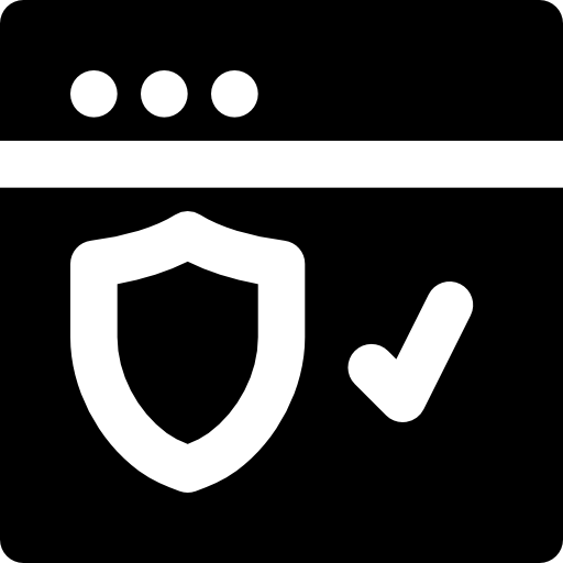 브라우저 Basic Black Solid icon