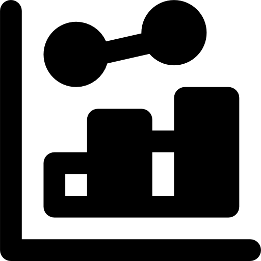 Analytics Basic Black Solid icon