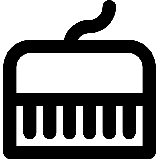 Piano Basic Black Outline icon