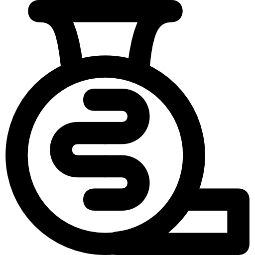 French horn Basic Black Outline icon