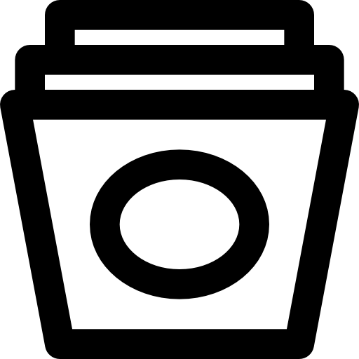 Vinyls Basic Black Outline icon