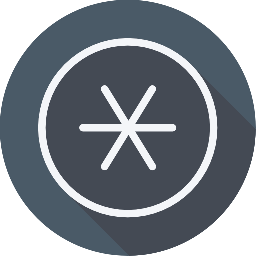 sternchen Cursor creative Flat Circular icon