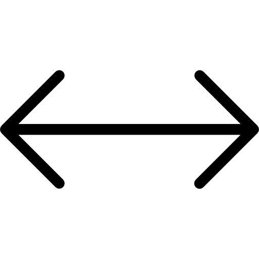 doppelpfeil Cursor creative Lineal icon