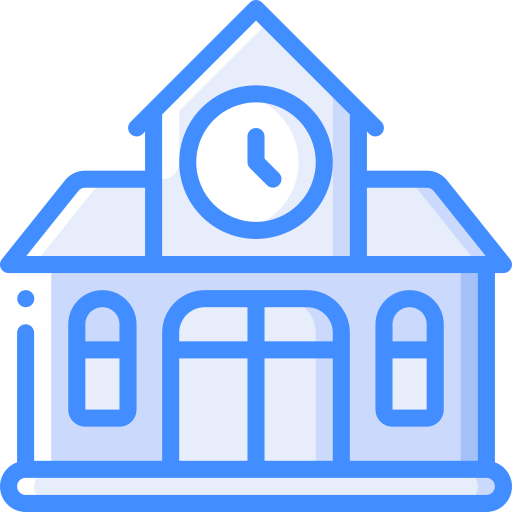 학교 Basic Miscellany Blue icon