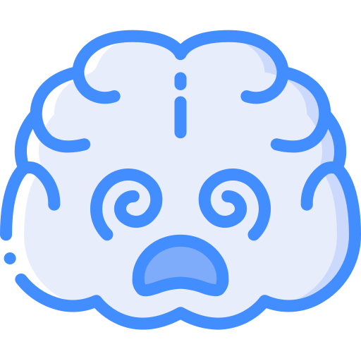 Brain Basic Miscellany Blue icon